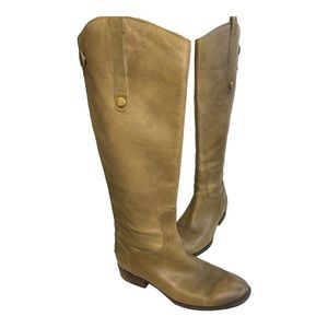 𝅺sam Edelman Penny Knee High Tall Boots Gray 7.5